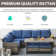Nazime Wicker 9 - Person Modular Patio Conversation Sets with Cushions