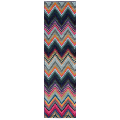 Aljoharah Performance Chevron Rug