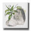 «Two Vases 1» par Chris Paschke, art mural sur toile, 37 po x 37 po