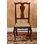Rush Seat Side Dining Chair in Brown/Beige