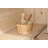 Outdoor Barrel Steam Sauna with Panoramic View, Canadian Red Cedar Wood Sauna for 4-6 Person, 6KW Heater, Rocks, 8mm Tempered Glass, Waterproof System 74.8"W x 70.9"D x 74.8"H-116369930