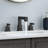 Matte Black Bathroom Faucet - 2 Handles, 8-Inch Waterfall Spout With Pop Up Drain Assembly And Supply Hose Sink 2 8" Tap-121617386