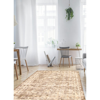 Viscose Abstract Indoor Rug