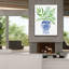 Toile épique Graffiti «Elegant Chinoiserie 2 White» par Farida Zaman, 40 po x 54 po-109891497