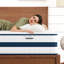Très grand matelas de 10 po - support, couches de mousse multiples, isolement de mouvement, mousse à mémoire de forme 38d, soulagement de configuration de lit d'hôpital, poche, confort à deux couches, réglable