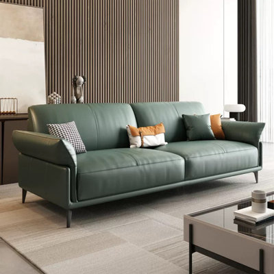 Coussin modulaire en cuir véritable