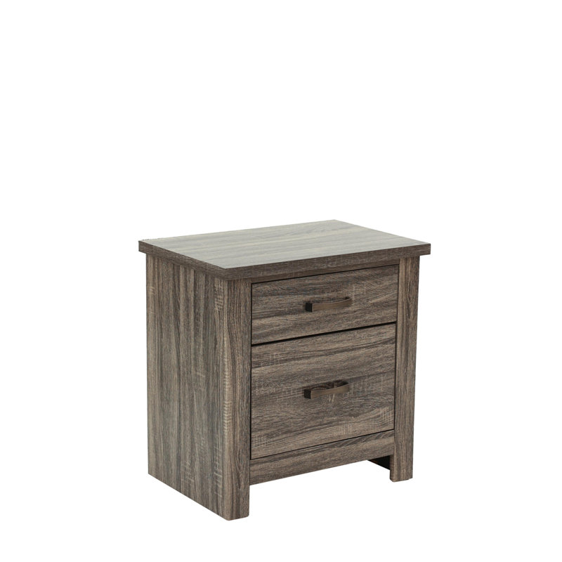 Table de chevet en chêne gris