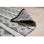 Black Handwoven Wool Striated Diamond Weave Geometric Modern Contemporary Carpet Rug-302764596