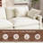 George 111.5" Modern 4 Seat Chenille L Shaped Modular Sectional Sofa With Ottoman-1640130967