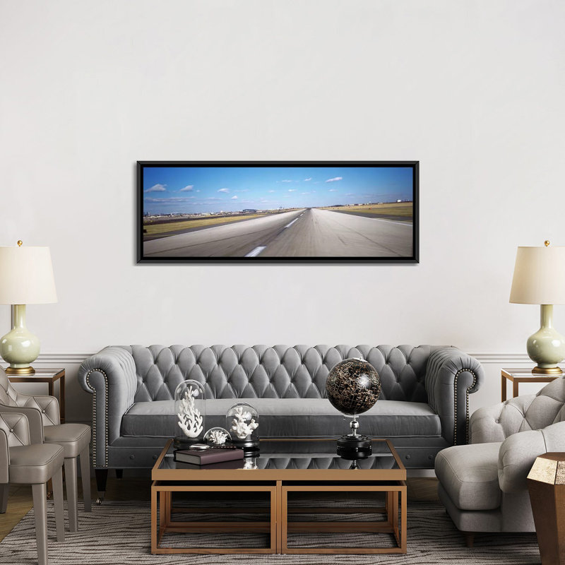 Reproduction de photo sur toile, H 12 po x l 36 po x P 1,5 po, Toile avec cadre noir
