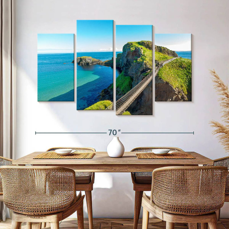 Lilie Carrick A Rede Rope Bridge, 42" H x 68" W