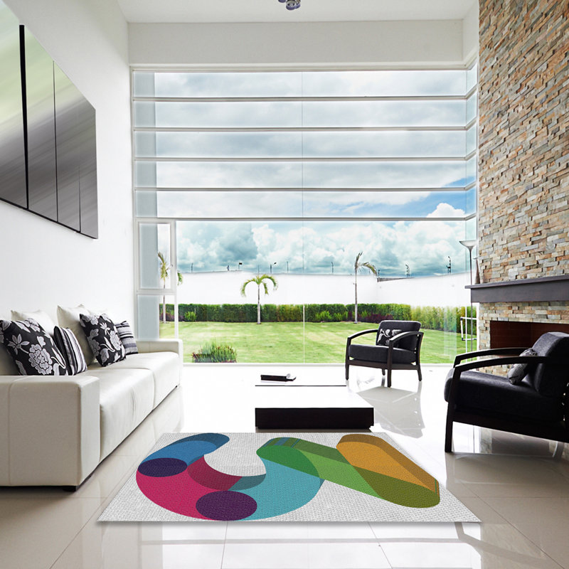 Tapis en laine, Carré 6 pi