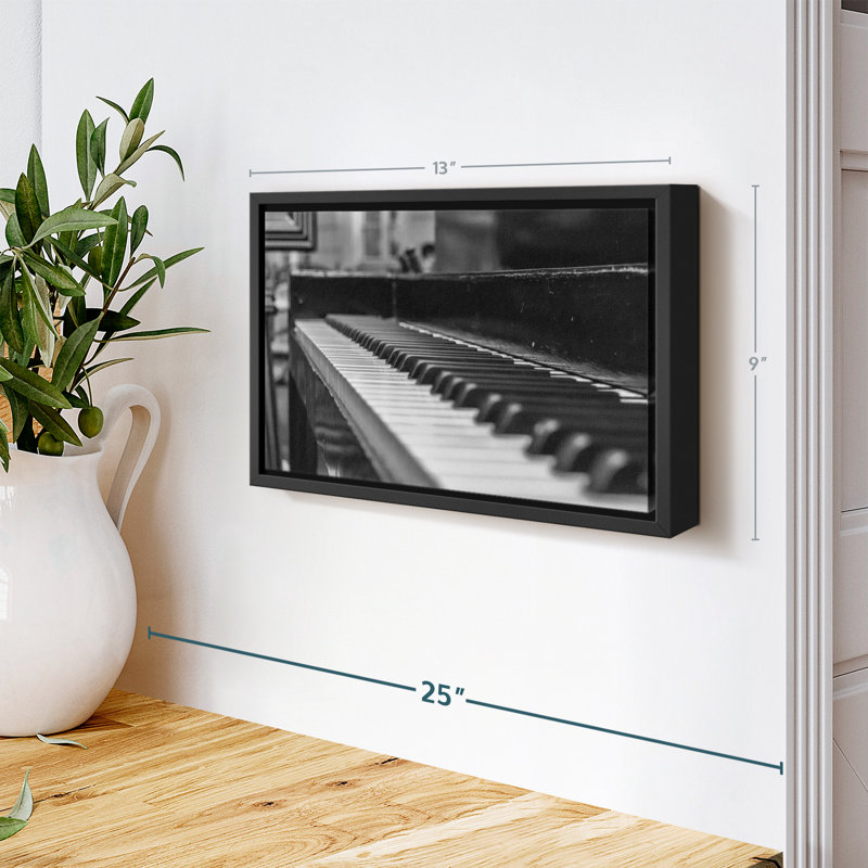 Play The Piano Canvas Print, 9" H x 13" W