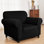 Housse pour fauteuil à coussins carrés ultra doux