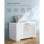Banc de rangement rabattable