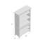 Bibliothèque standard en bois massif Bordeaux H 77 "x l 48"-872221435