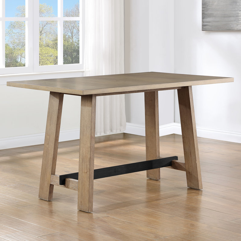 Table de comptoir Aubrey, Chêne