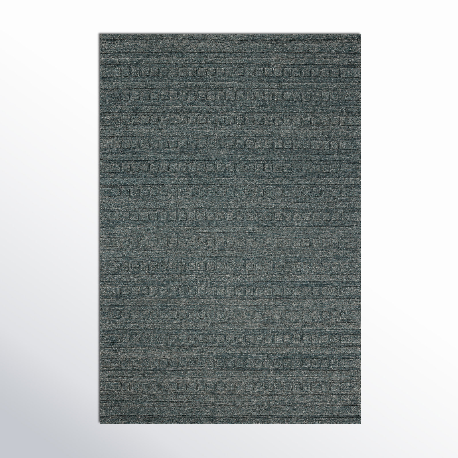 Chris Loves Julia x Loloi Bradley Teal / Teal Area Rug, Rectangle 3'6" x 5'6"