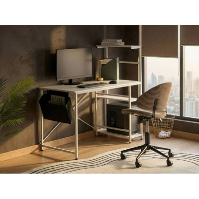 Metal Base Writing Desk