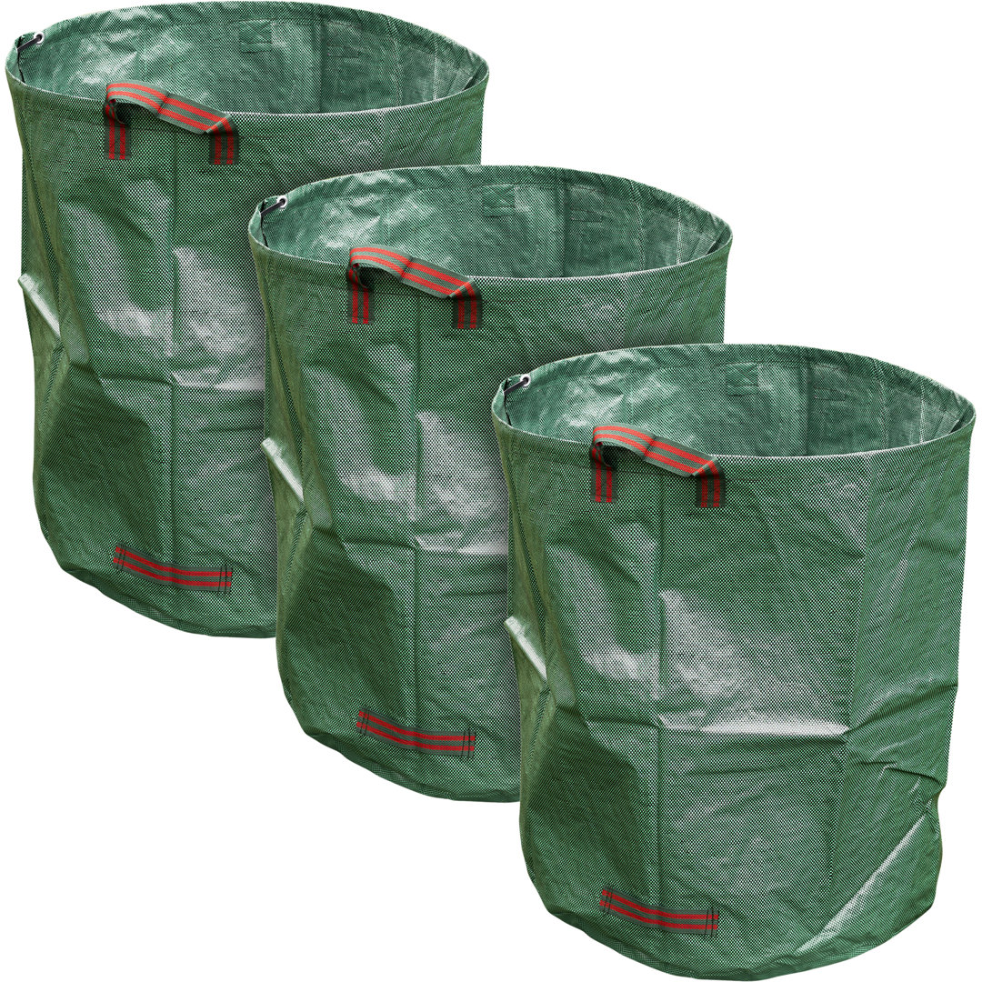 135L Heavy Duty Garden Waste Bags 3pk