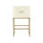 Robicheaux Pleated Velvet Counter Stool-84456247