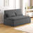 Ebern Designs Pull Out Sofa Bed, 2-in-1 Modern Convertible Sleeper Sofa Couch, Twin Size Linen Revesible Couch Bed With Cushions&throw Pillows For Small Place/apartment/living Room/office-685468944