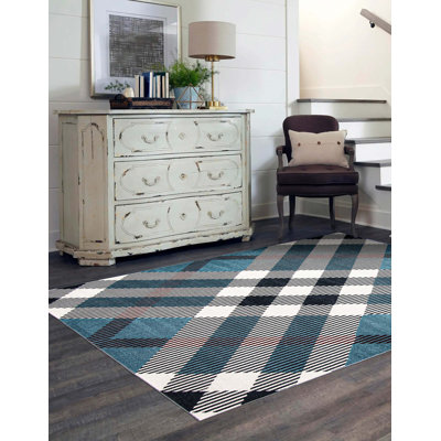 Tapis bleu