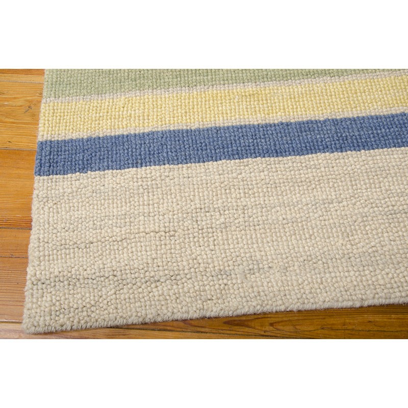Manford Hand-Woven Wool Cottonwood Area Rug, Rectangle 3'6" x 5'6"