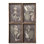Noir Vintage Botanical Framed Wall Art - Set of 4