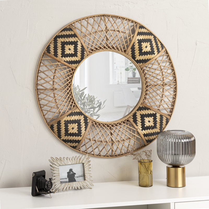 Wordsworth Rattan Mirror