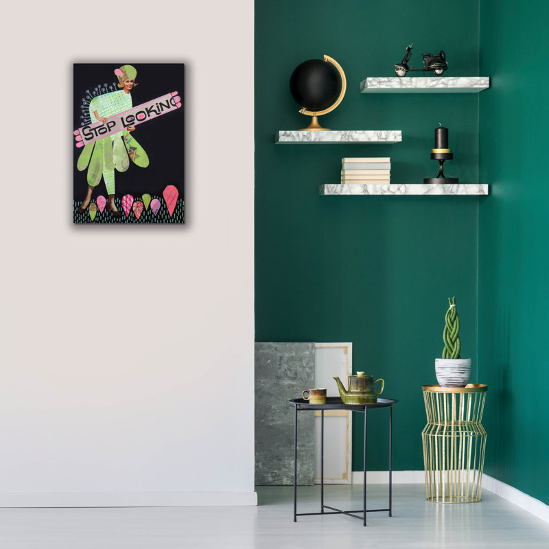 «Stop Look» par Bebe Keith, art mural sur toile, 18 po x 26 po