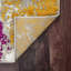 Tapis abstrait or / rose / sauge Enyeart-1988082202
