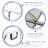 120cm Rectangular Adjustable Folding Table with 4 Chairs