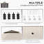 Pavillon de jardin avec moustiquaire de 13 pi x 13 pi Outsunny