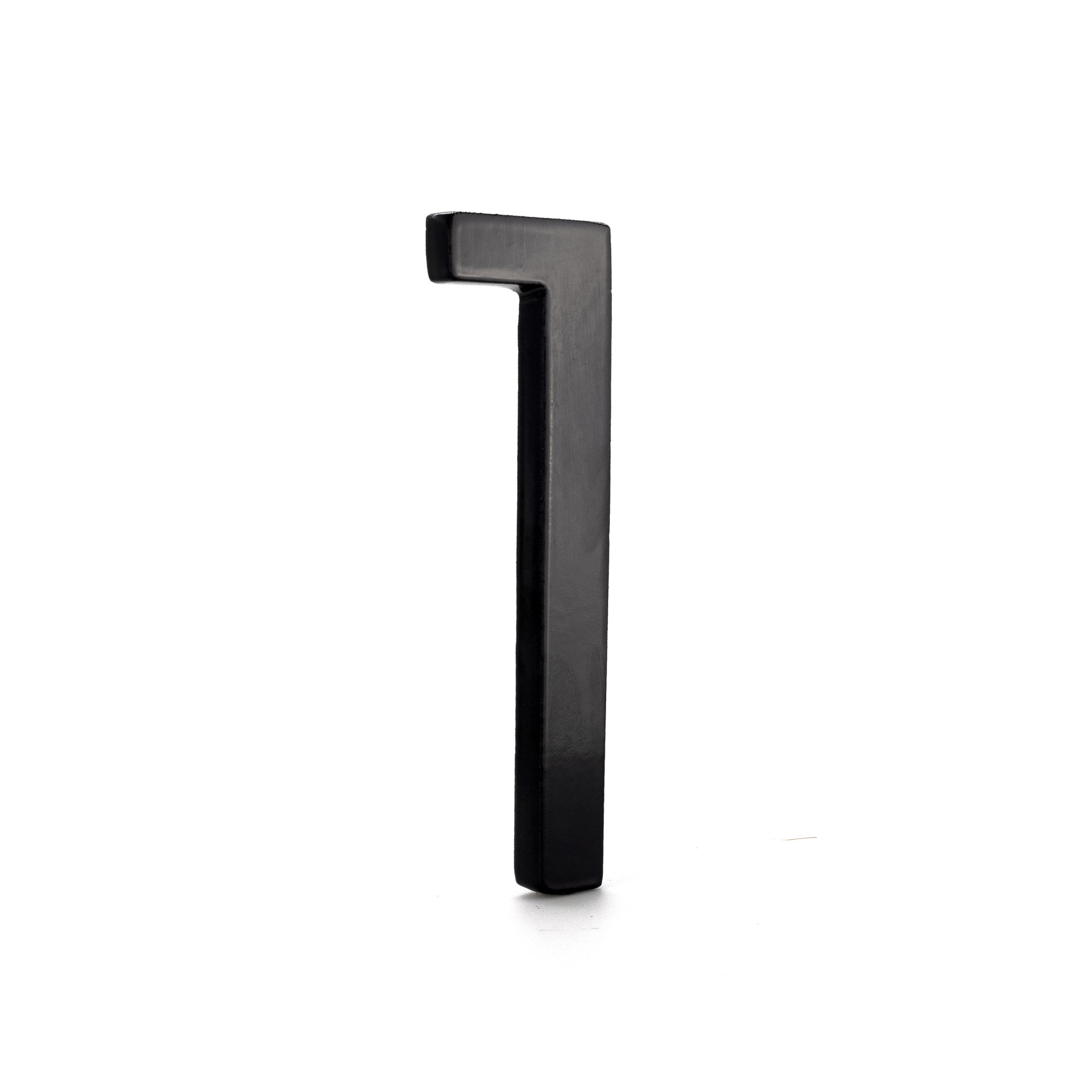 Plaque de porte flottante 3D moderne avec numéro de maison et nom de