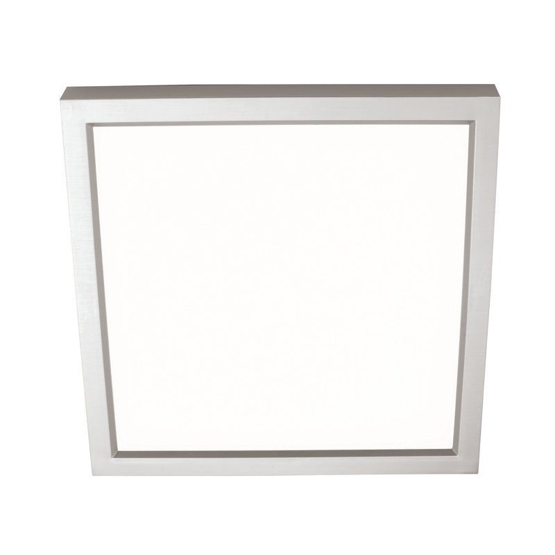 Edge LED Square Flush Mount, 0.67" H x 4.4" W x 4.4" D, White