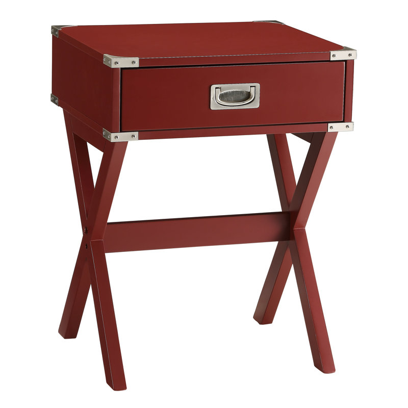 Table de bout Safi, Rouge