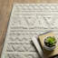 Tapis beige / ivoire à motif géométrique Krsons-75977659