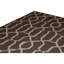 Flatweave Wool Area Rug in Espresso