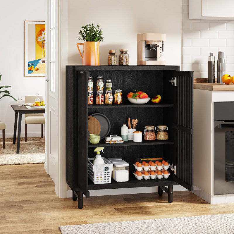 Kelahni Bathroom Cabinet, Black