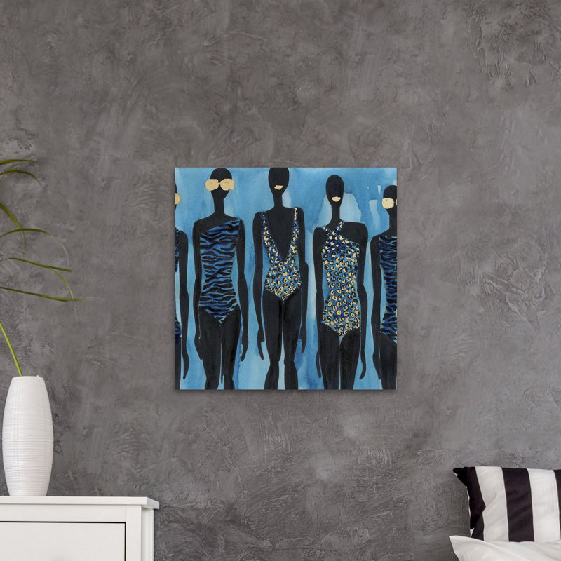 Wrapped Canvas Painting, 45cm H x 45cm W