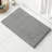 Light Grey Large 2 Piece Set Soft Cozy Plush Chenille Bath Mat Bathroom Rug-119929782
