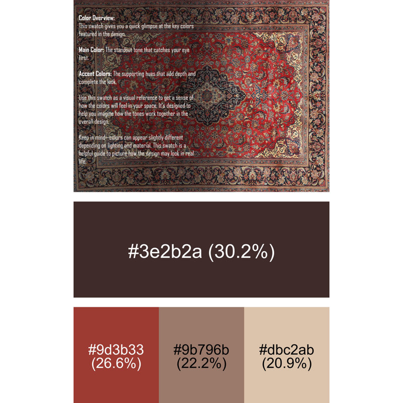 Oriental Indoor Rug, Rectangle 7' x 10'