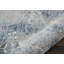 Tapis argenté / bleu Arnim-887639935