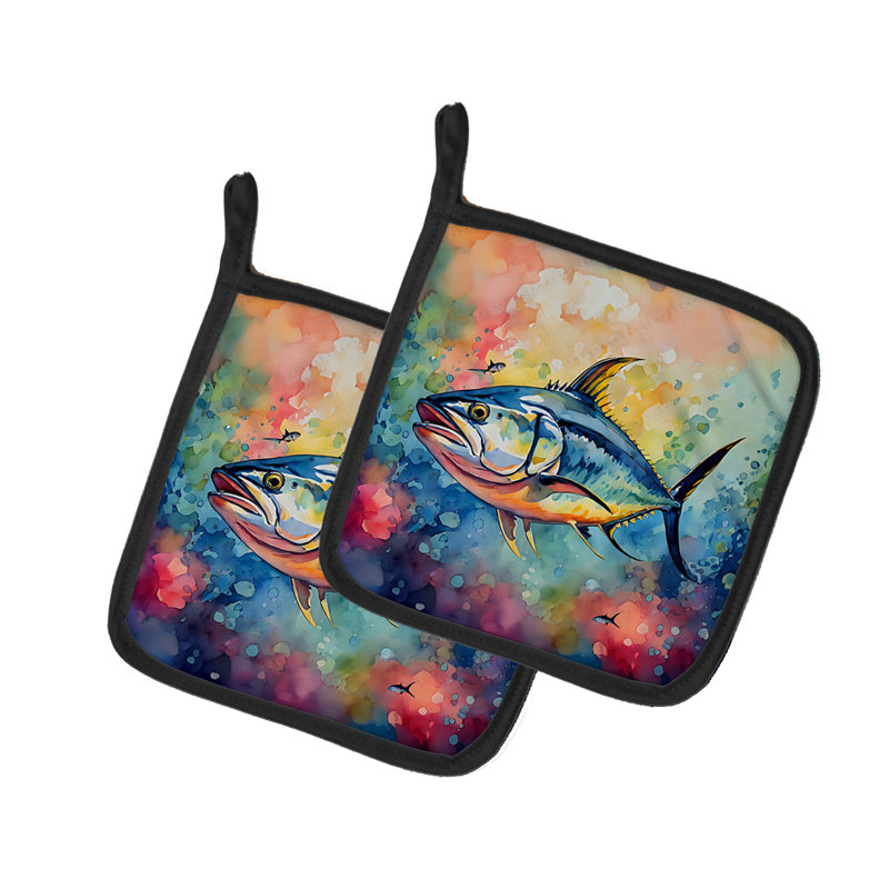 Caroline's Treasures Nautical Collection Polyester Potholder Set