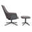 Lock Upholstered Swivel Armchair-40523519-107232320