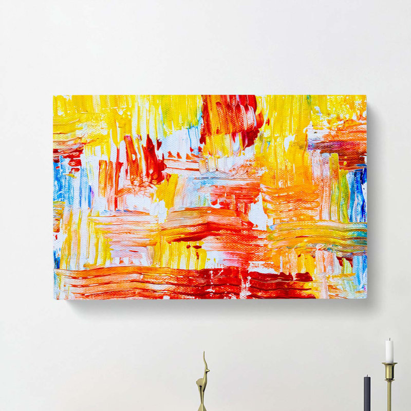 Abstract Art Painting Vol.462 by S.Johnson - Wrapped Canvas, 50cm H x 76cm W x 3cm D
