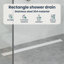  Shower Drain Height Adjustable Stainless Steel 304 Modern Plumbing