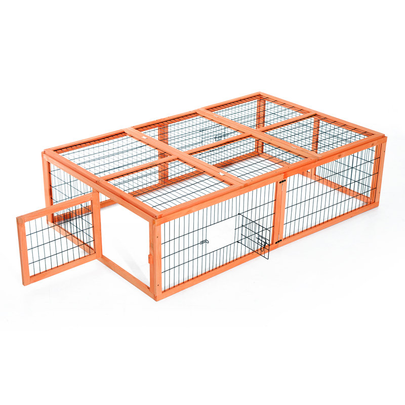 Huche lapin en bois Pawhut