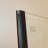 32-33.5"W x 75"H Pivot Single Swing Shower Door, Aluminium Alloy in Matte Black, 1/4" (6mm) Thick SGCC Tempered Clear Glass.